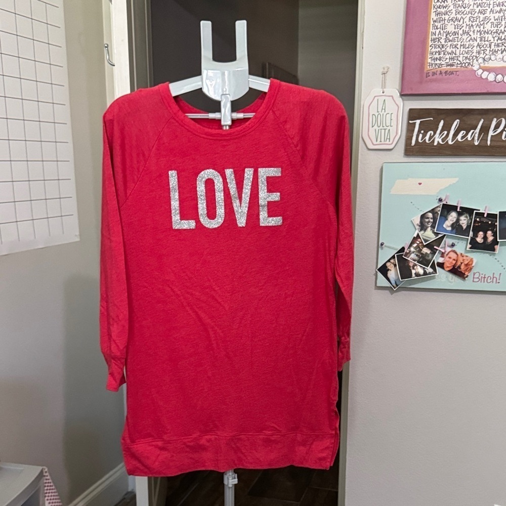 Victoria's Secret Red Love Tunic
